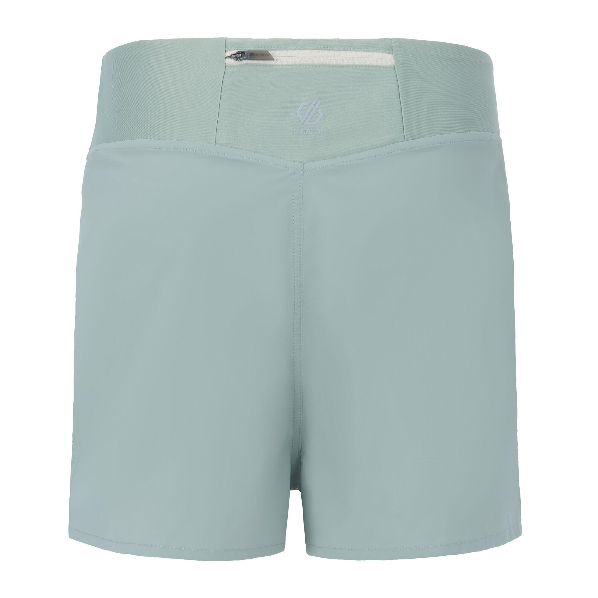 Pantaloncini 2 In 1 Donna Dare 2B Nimble Verde Ghiacciaio 2/4
