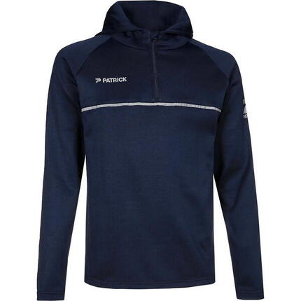 Patrick Hooded Half Zip Herren - Schwarz