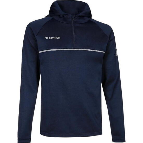 Patrick Hooded Half Zip Herren - Schwarz