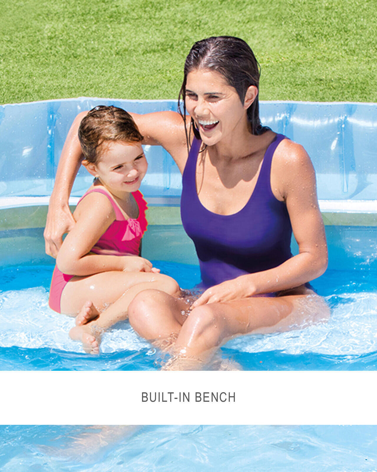 Swim Center® Round Inflatable Family Lounge Pool -  3