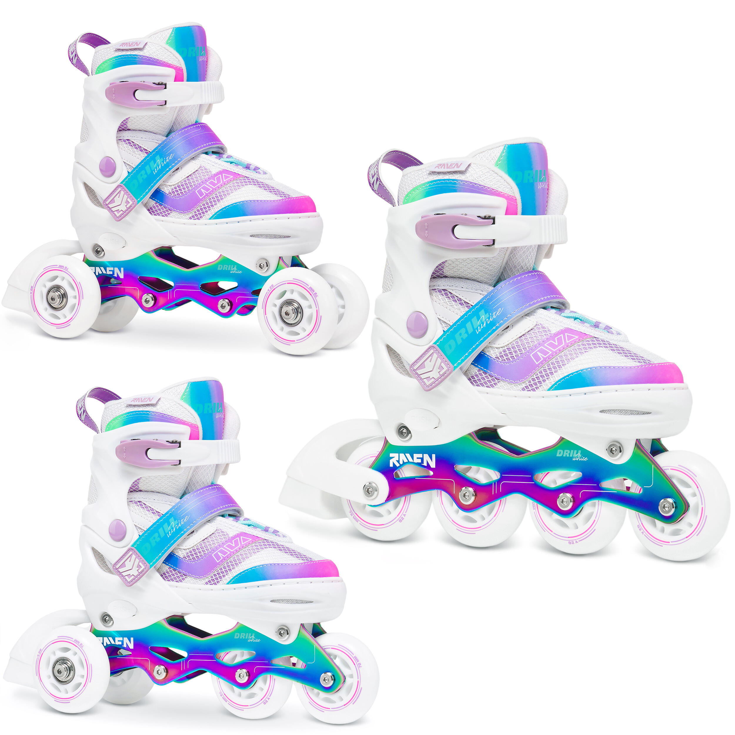 RAVEN Kolečkové brusle 3v1 Raven Drill