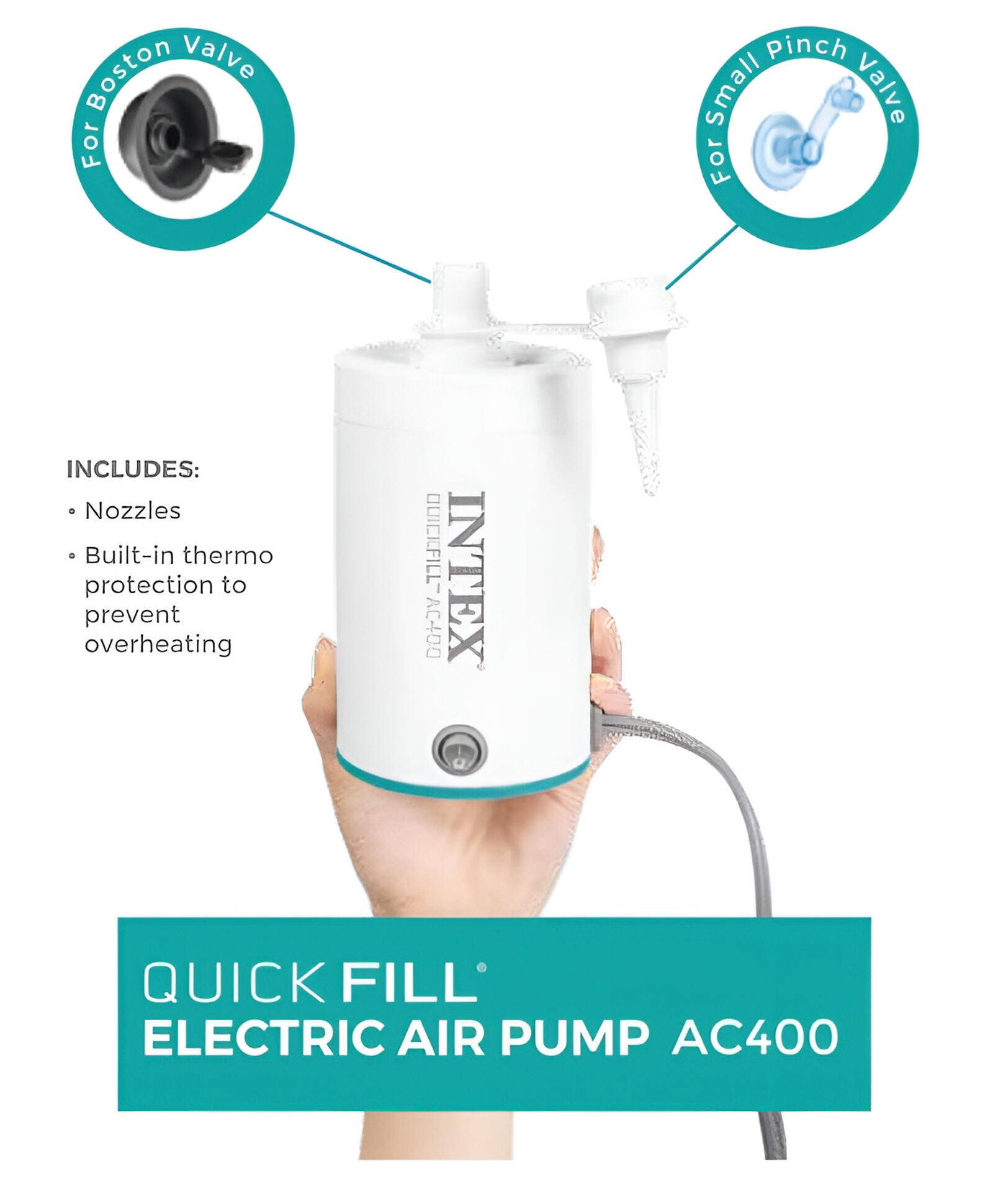 Intex Electric Air Pump Quick-Fill Electric Air Pump -  2