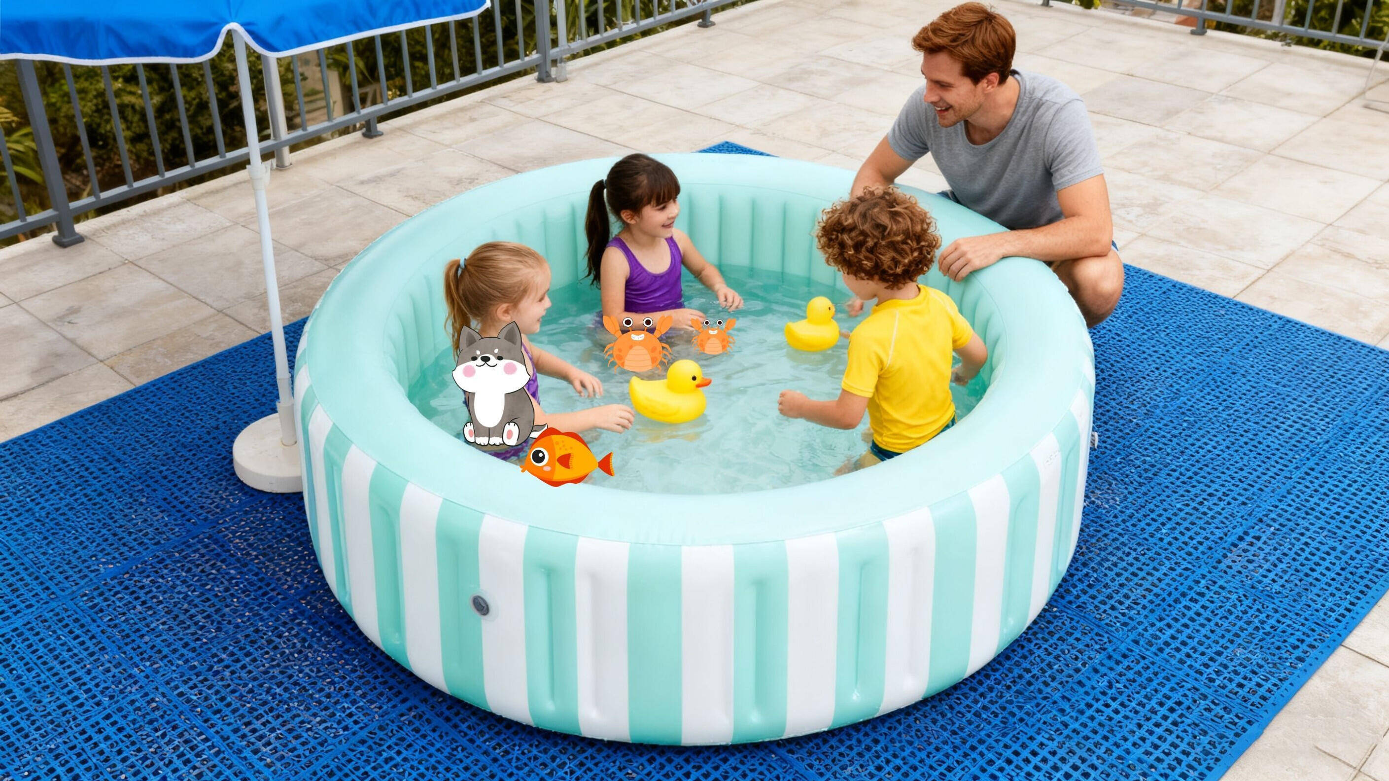Coastal Luxury Inflatable Pool -  3