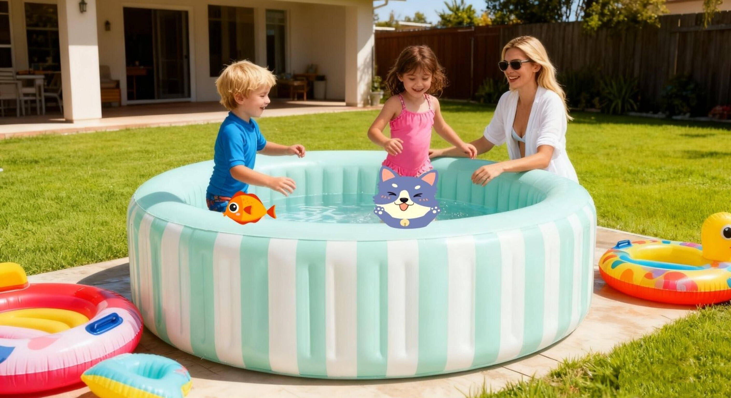 Coastal Luxury Inflatable Pool -  2
