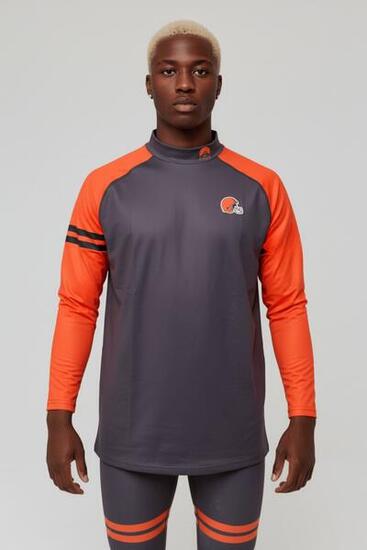 Homme Ski Sous-vêtement Haut Thermique NFL Cleveland Browns