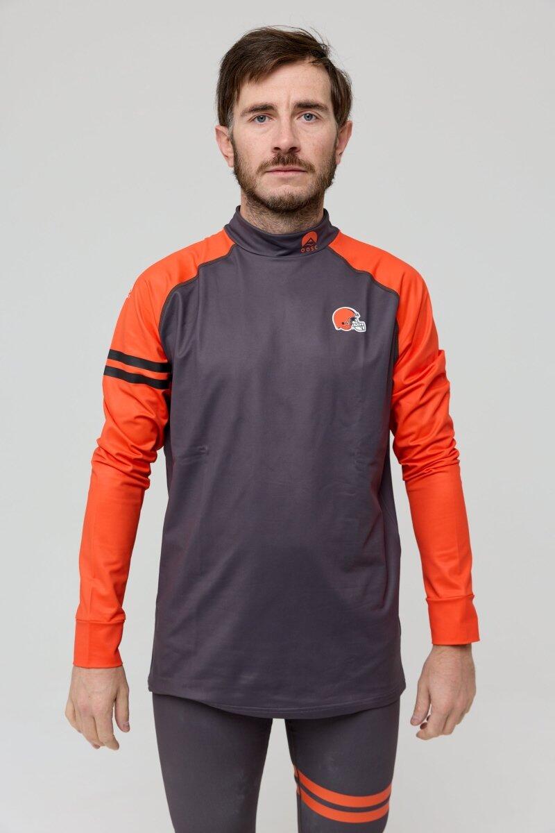 Homme Ski Sous-vêtement Haut Thermique NFL Cleveland Browns 6/7