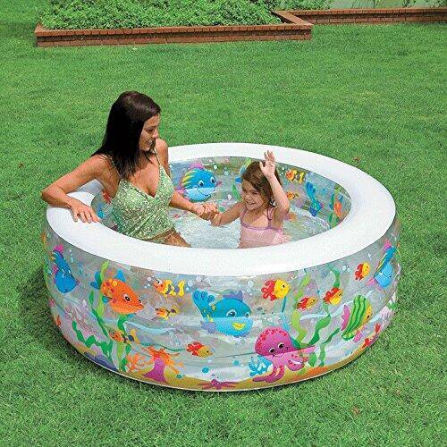 Intex Generic Inflatable Kids Swimming Pool for Kids in Round Shape -  1