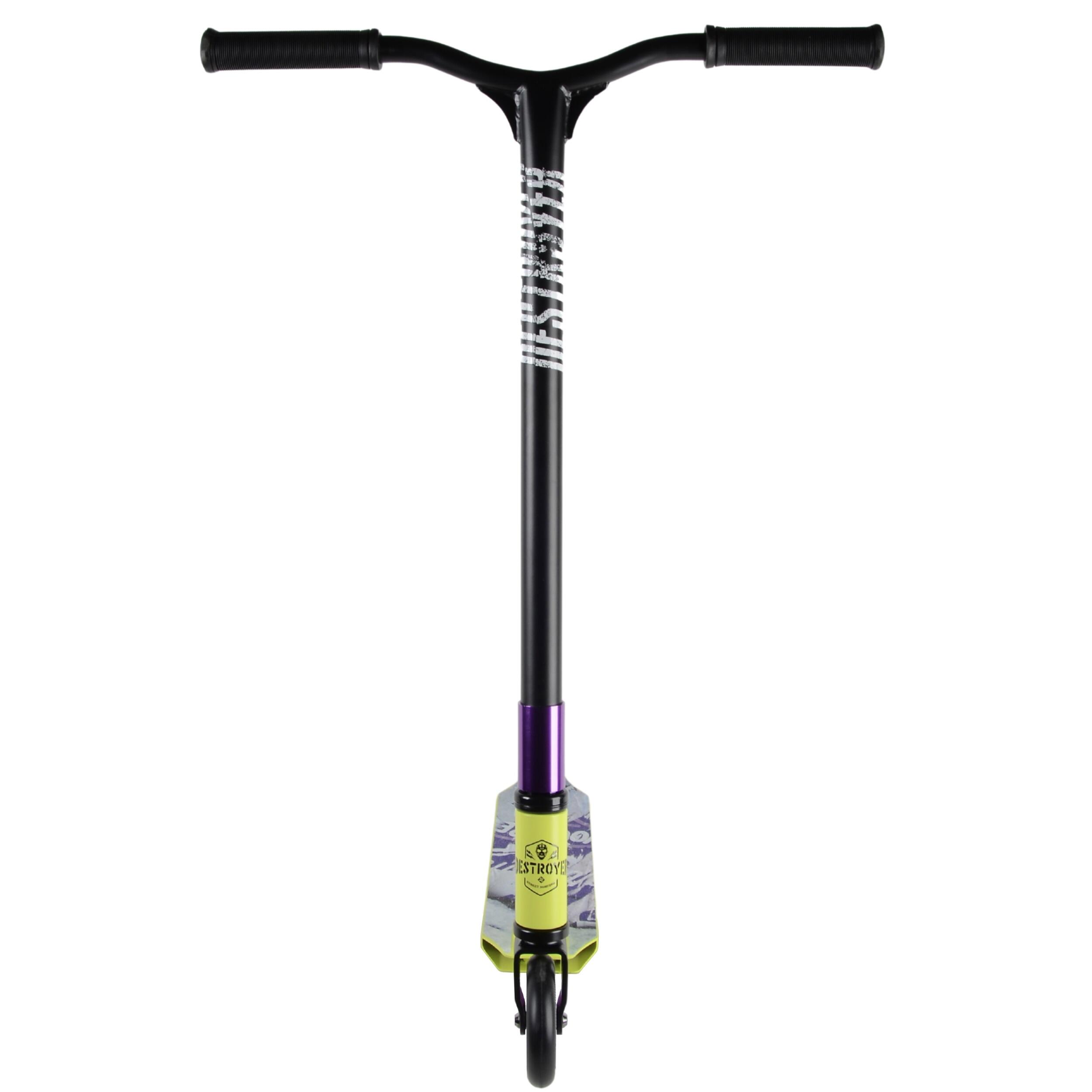Trottinette freestyle Street Surfing DESTROYER Yellow Propaganda 2/7