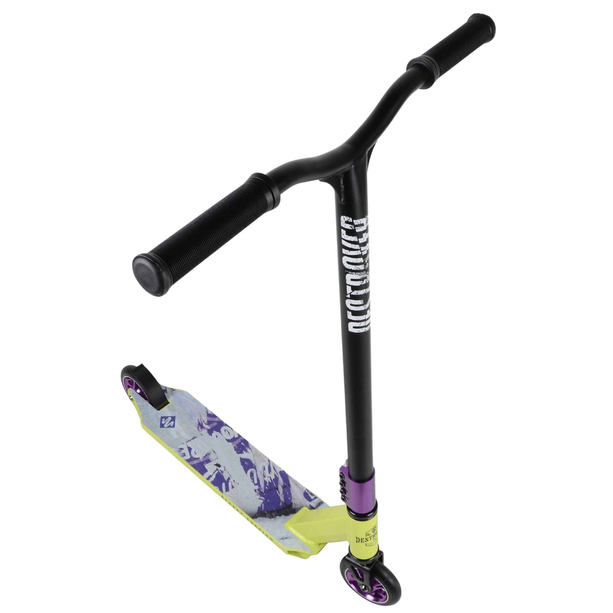 Trottinette freestyle Street Surfing DESTROYER Yellow Propaganda 5/7