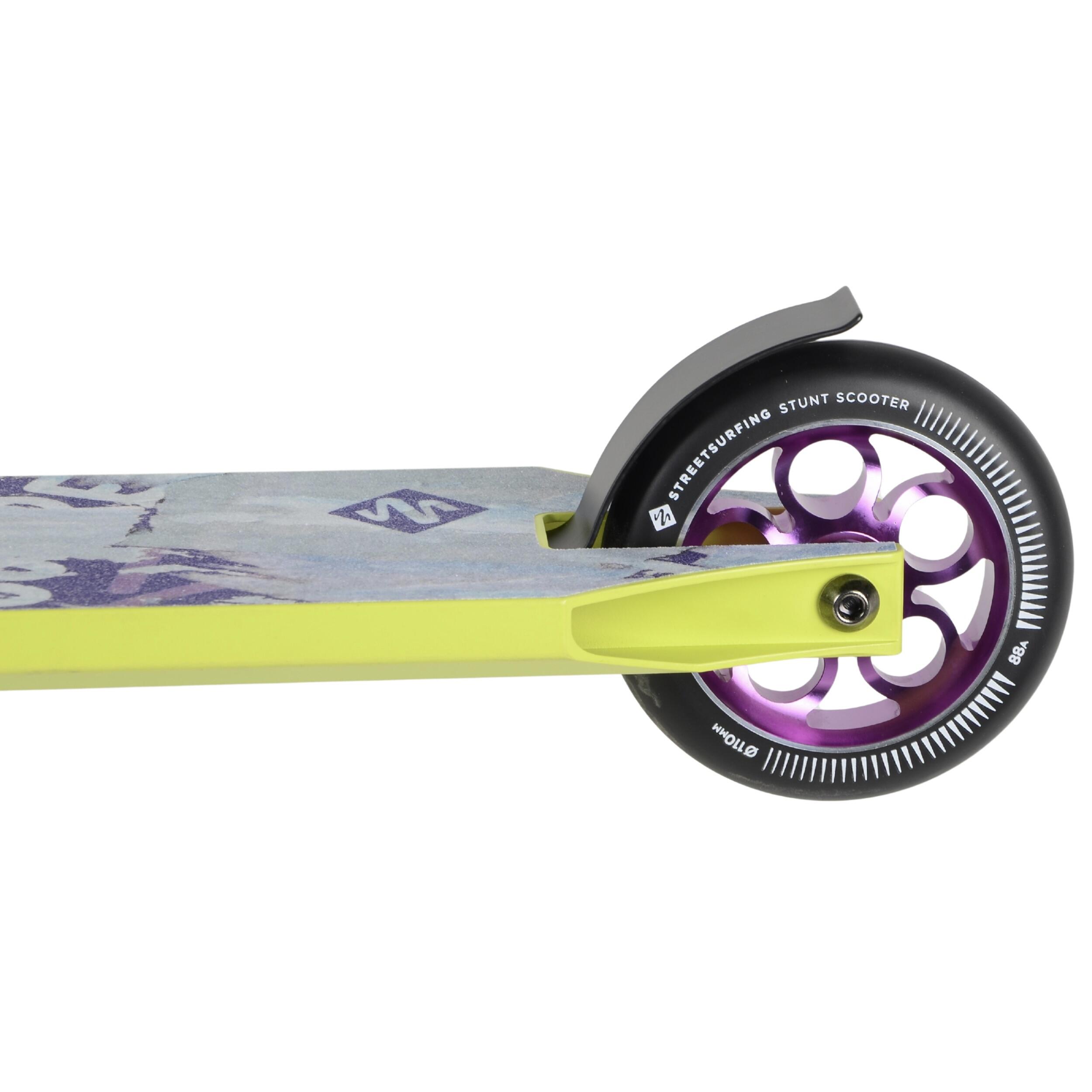 Trottinette freestyle Street Surfing DESTROYER Yellow Propaganda 6/7