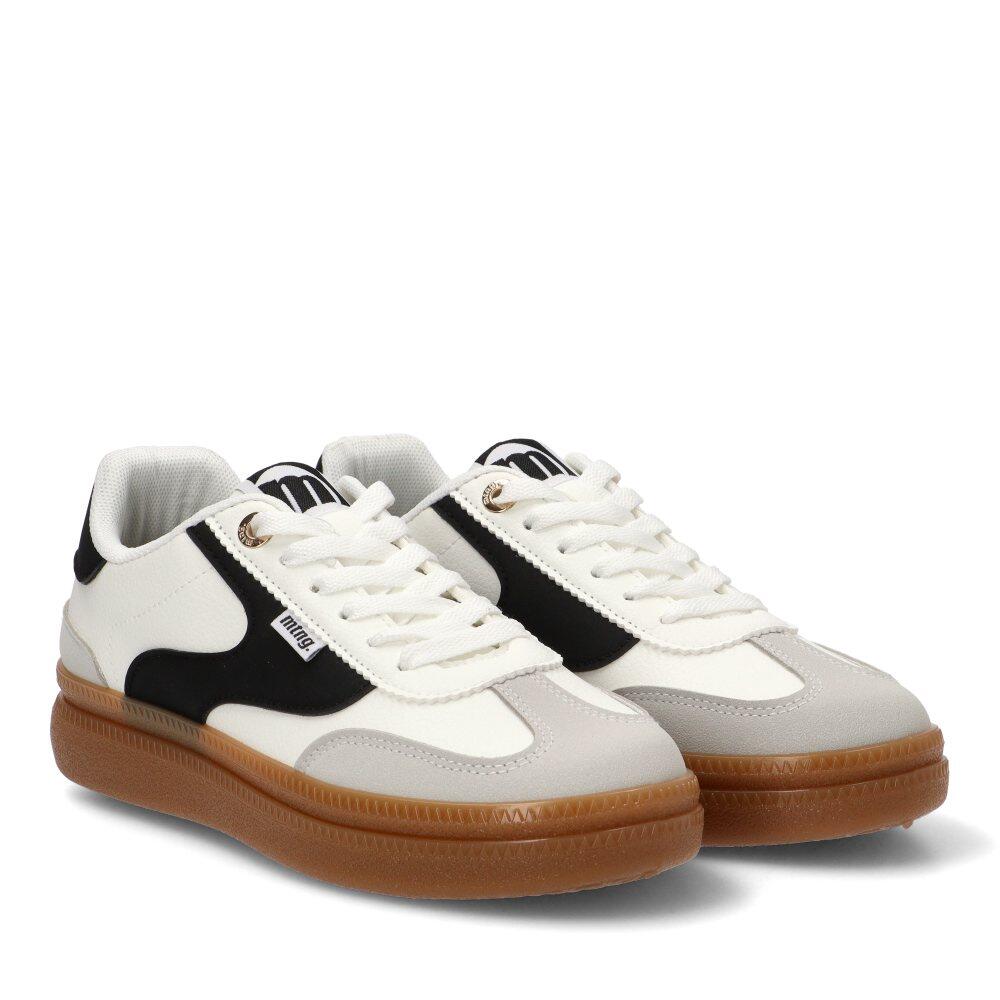Deportivas Casual Mujer Suela Plana - Modelo 60956 Blanco 2/6