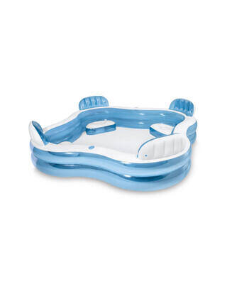 Swim Center® Square Inflatable Family Lounge Pool -  2