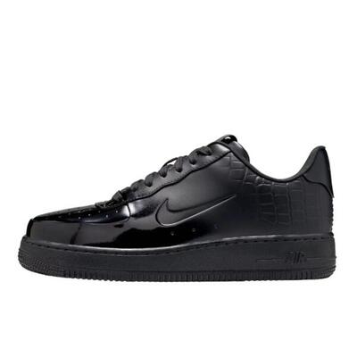 Schoenen air force 1 low made in italy black