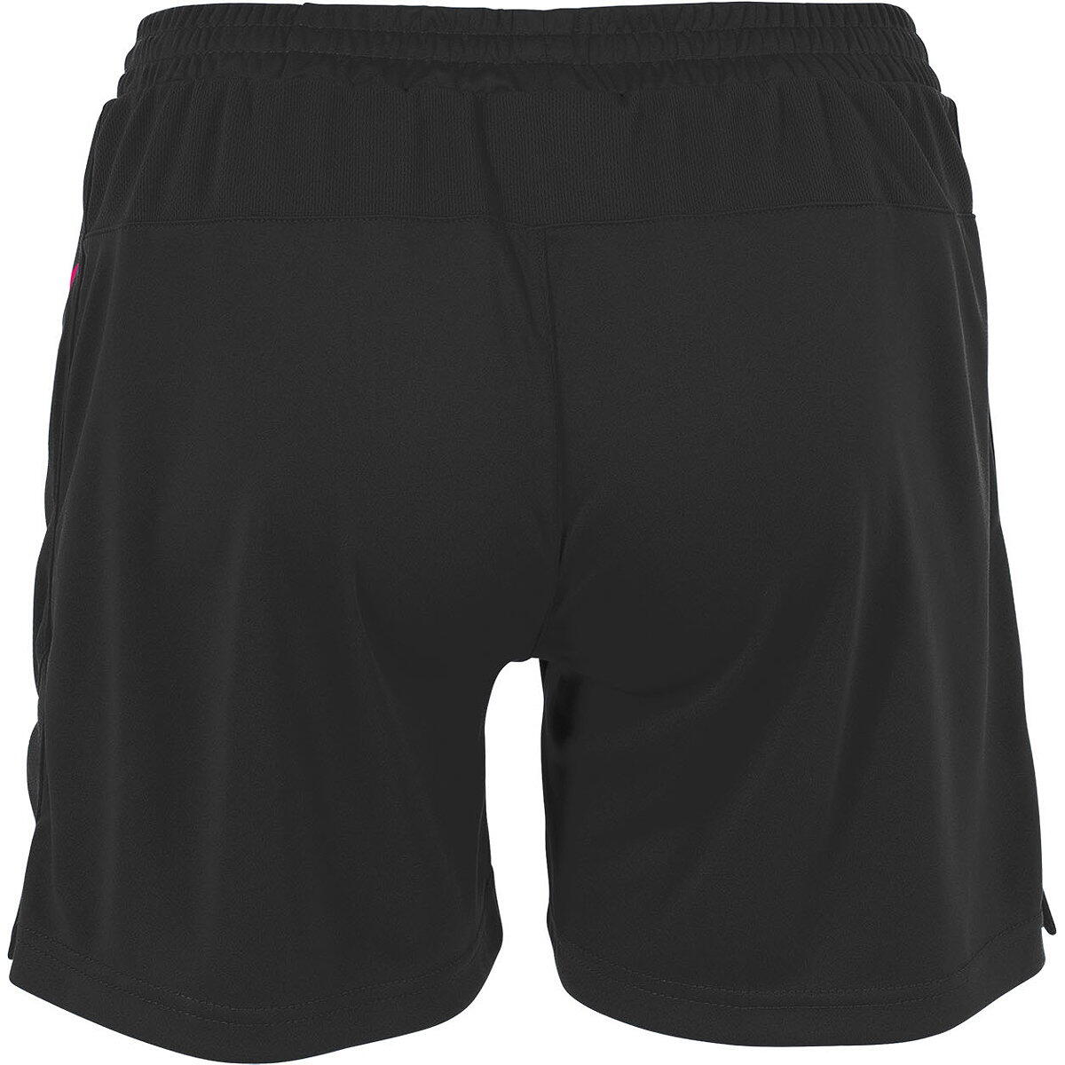 Hummel Memphis Short Dames - Zwart / Magenta 2/5