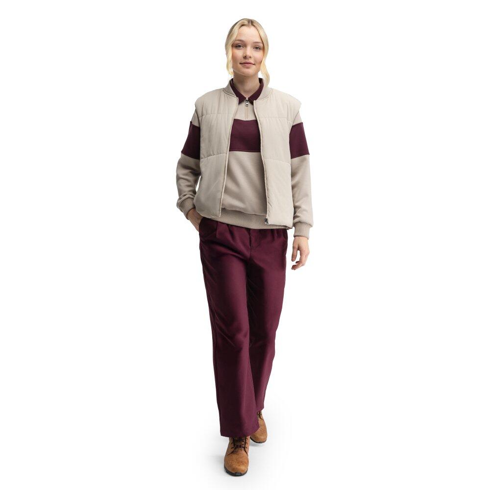 Gilet de golf matelassé femme Wedge-W Sand Beige 3/7