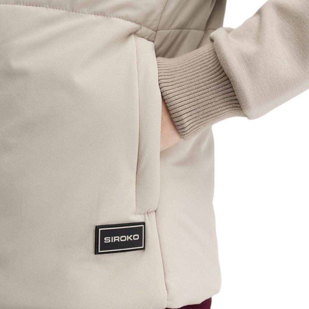 Gilet de golf matelassé femme Wedge-W Sand Beige 5/7