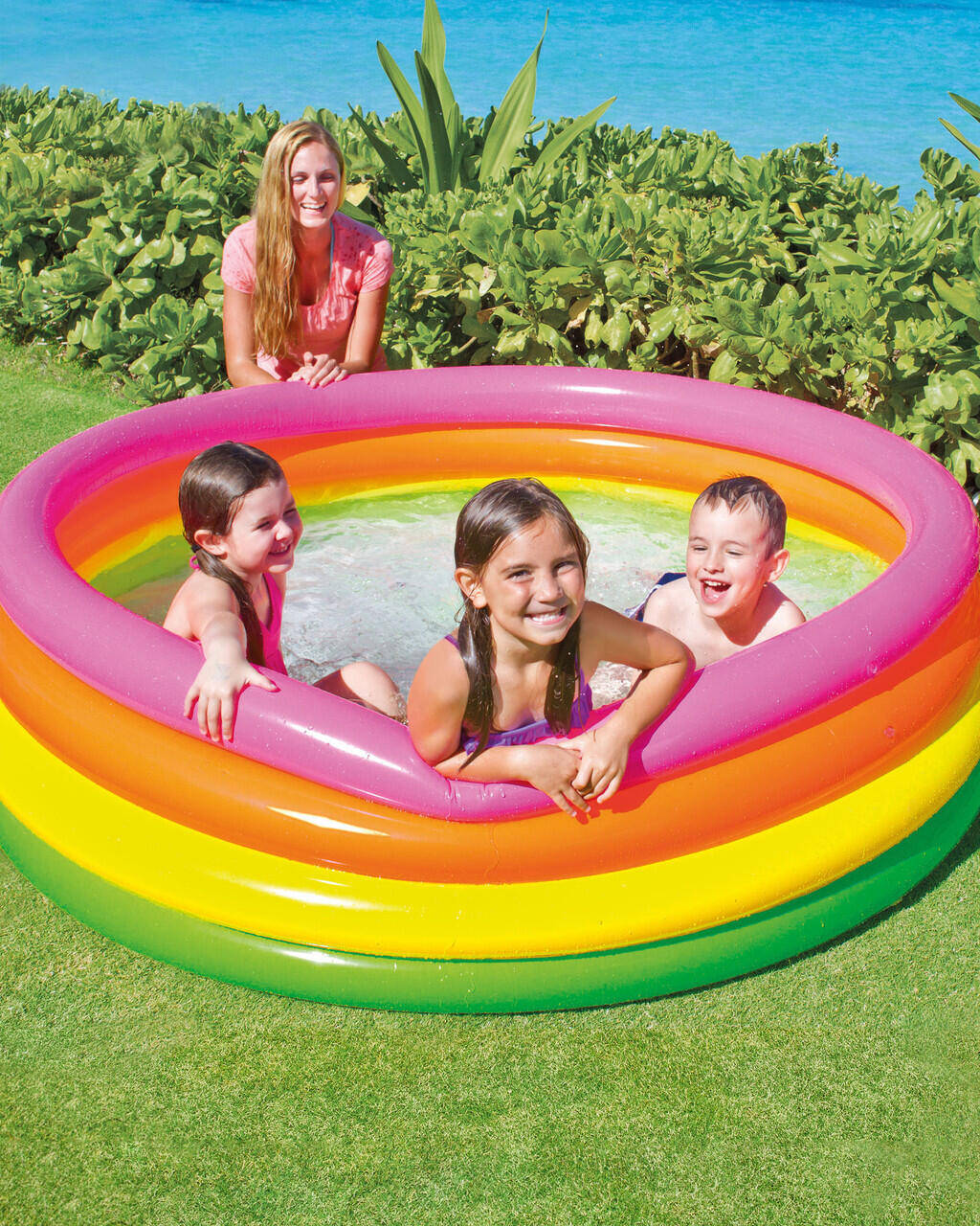 Sunset Glow Inflatable Pool -  1