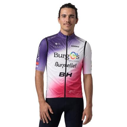 Gilet vélo coupe-vent homme Burgos Burpellet BH x Siroko BBBH 26 V1 Burgos Whit