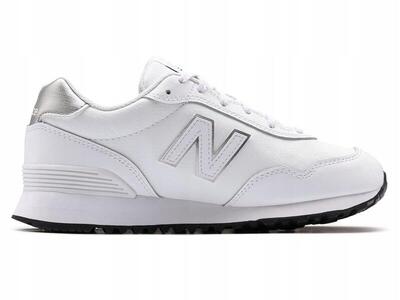 Scarpe da ginnastica sportive da donna NEW BALANCE in pelle bianca