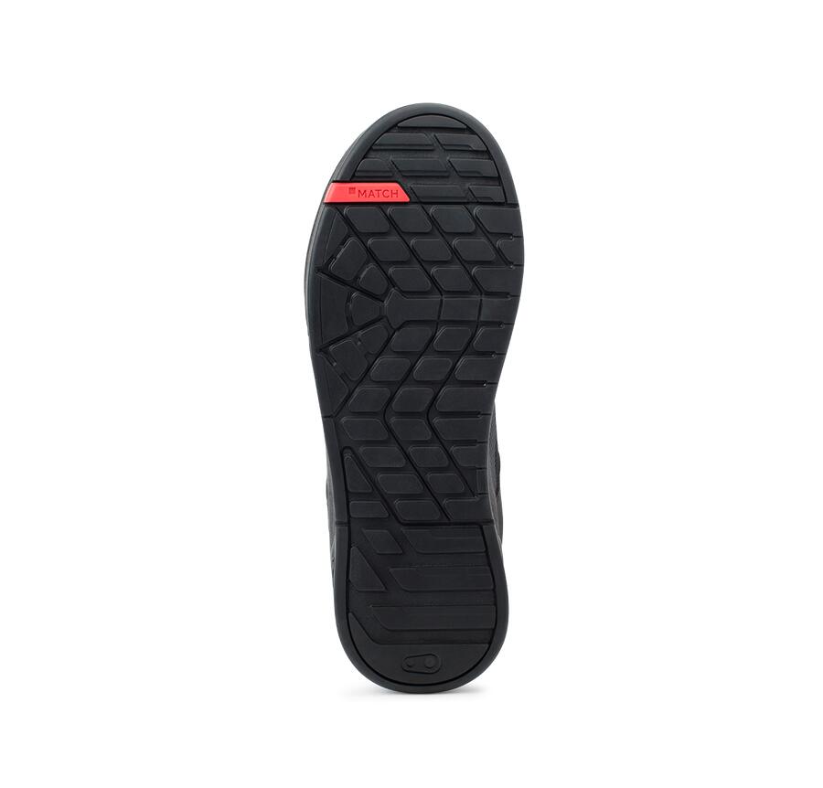Chaussures STAMP LACE - noir/rouge / semelle noire 2/6