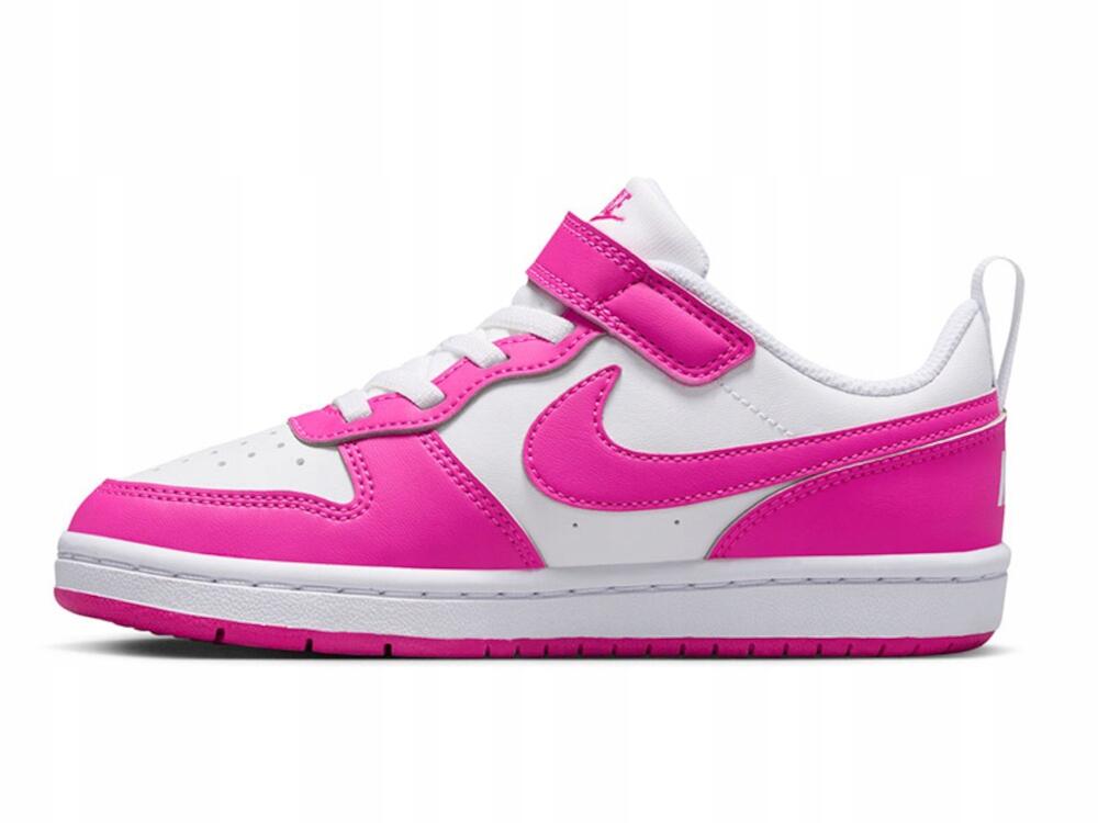 Buty Dziecięce Nike Court Borough Zapinane Na Rzep Sportowe 3/7