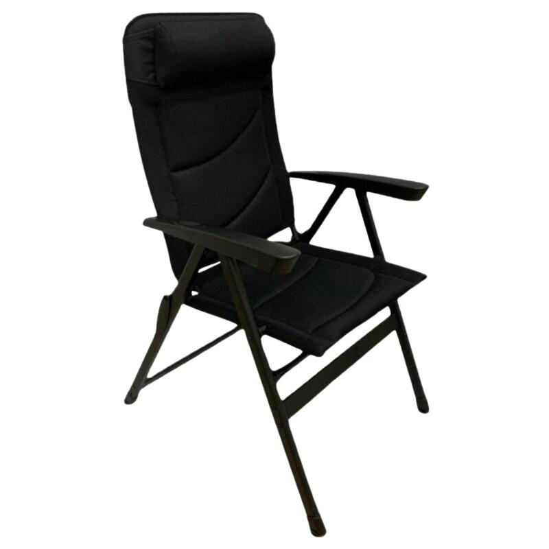 Silla de camping plegable K-MAKU Wanga con reposacabezas y malla 3D. 2/3