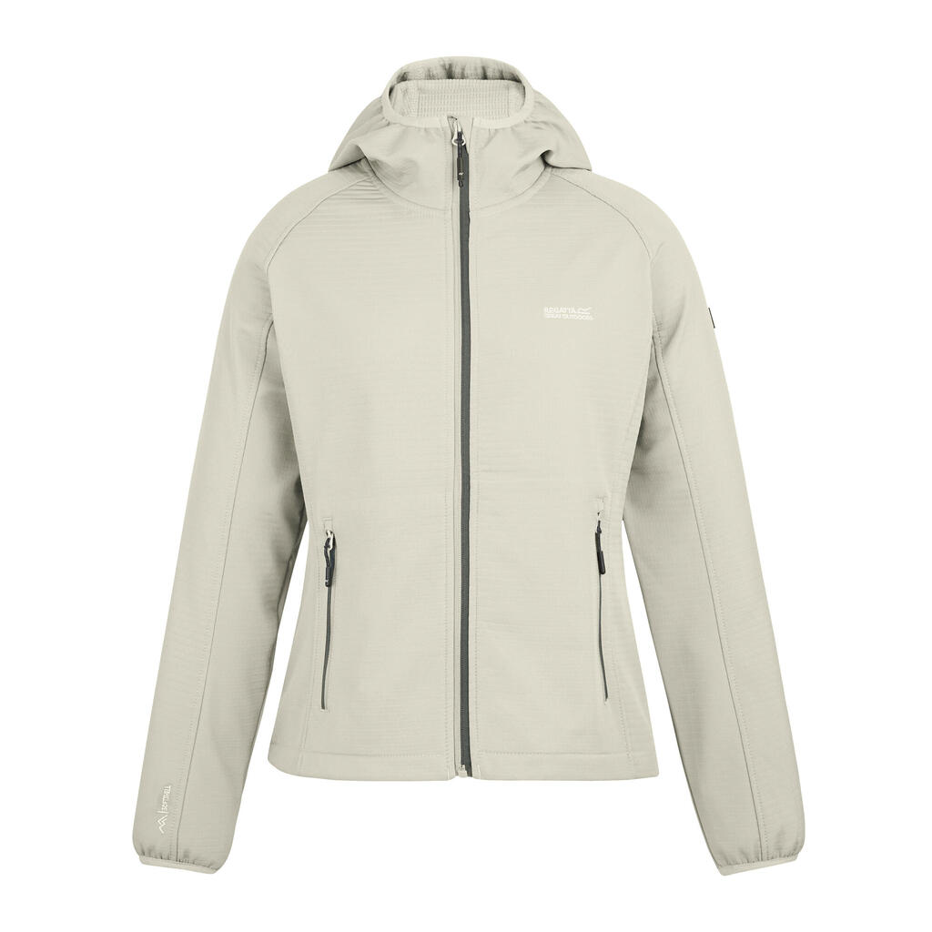 Womens/Ladies Soft Shell Jacket (Gray Dawn)