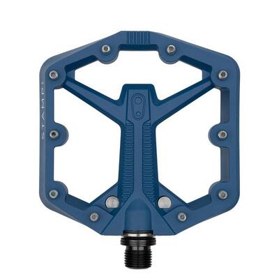 Crankbrothers stamp 1 gen 2 - grote platte pedalen blauw