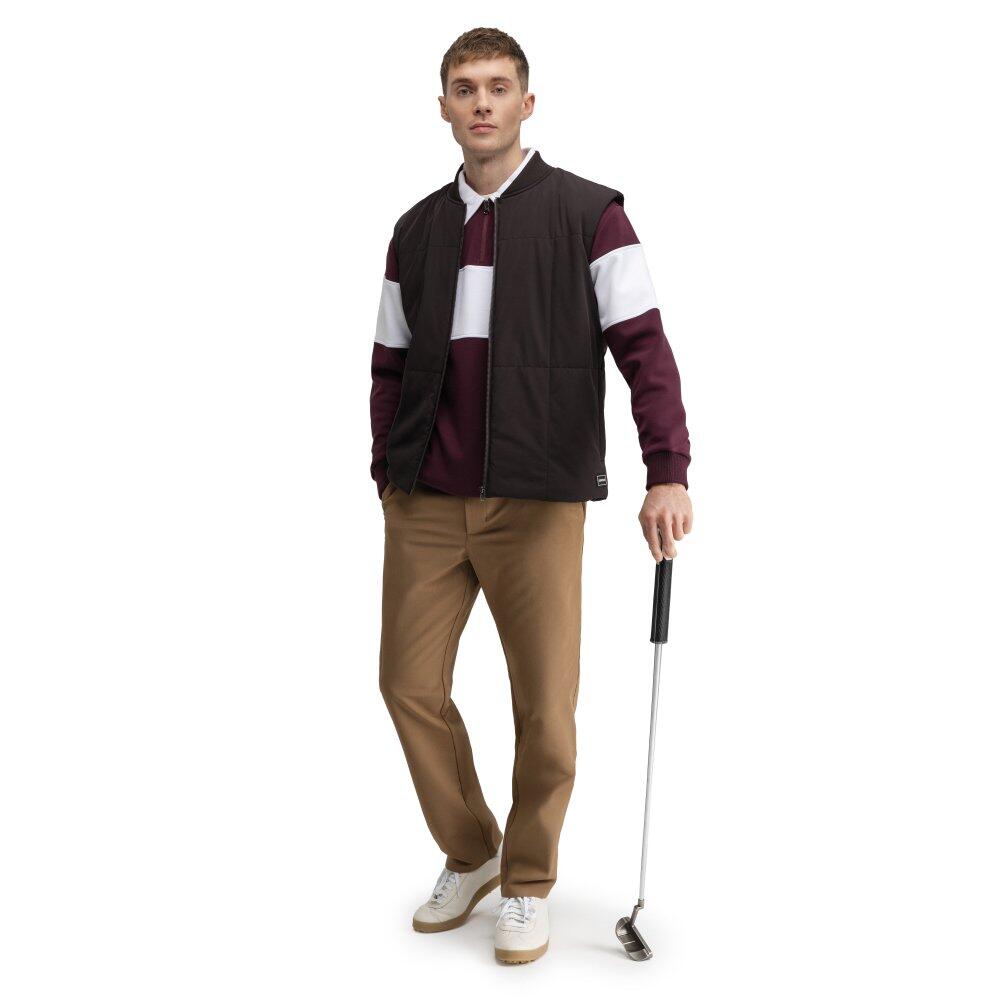 Gilet de golf matelassé homme Wedge Dark Brown Marron 3/7