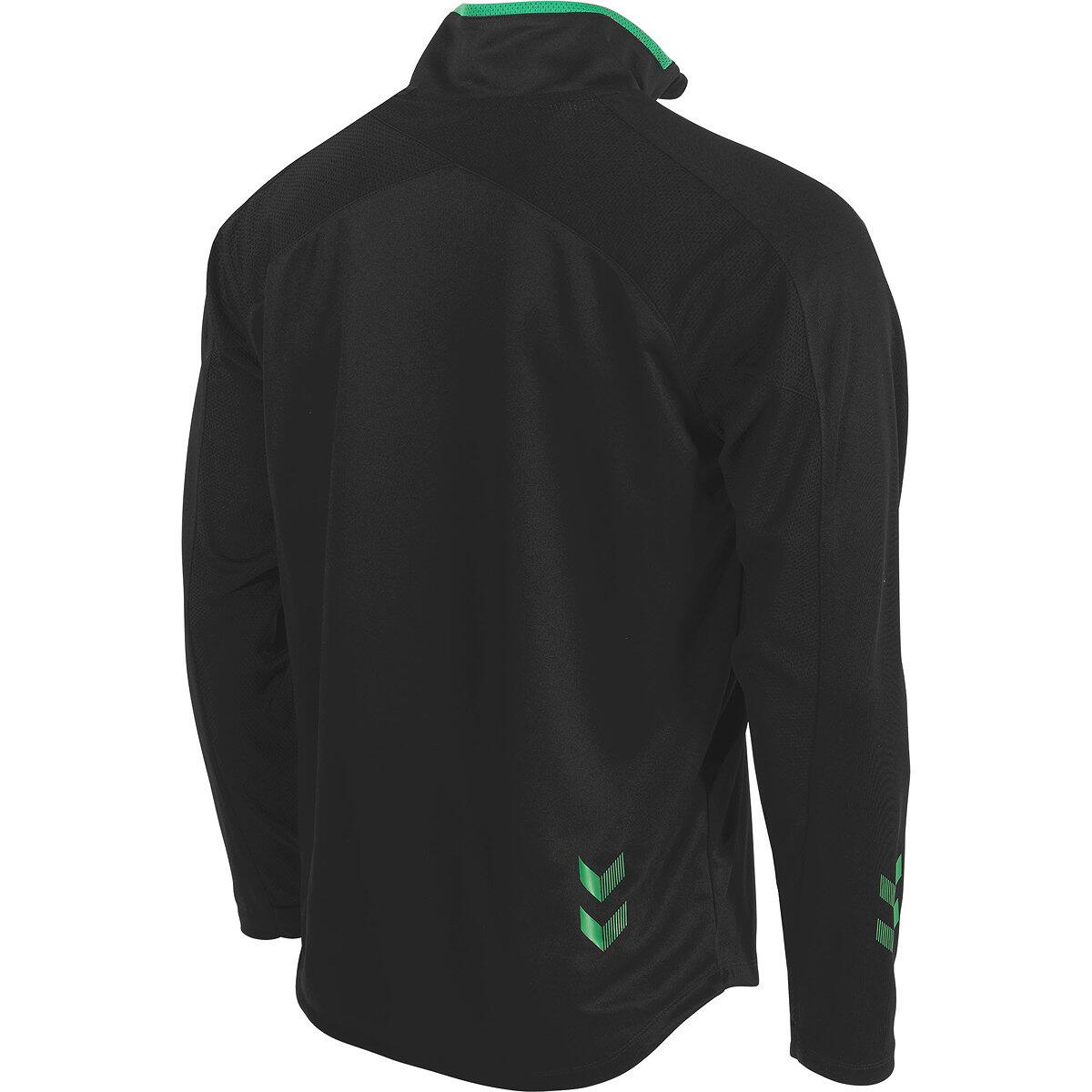 Hummel Tulsa Ziptop Hommes - Noir / Vert 4/5