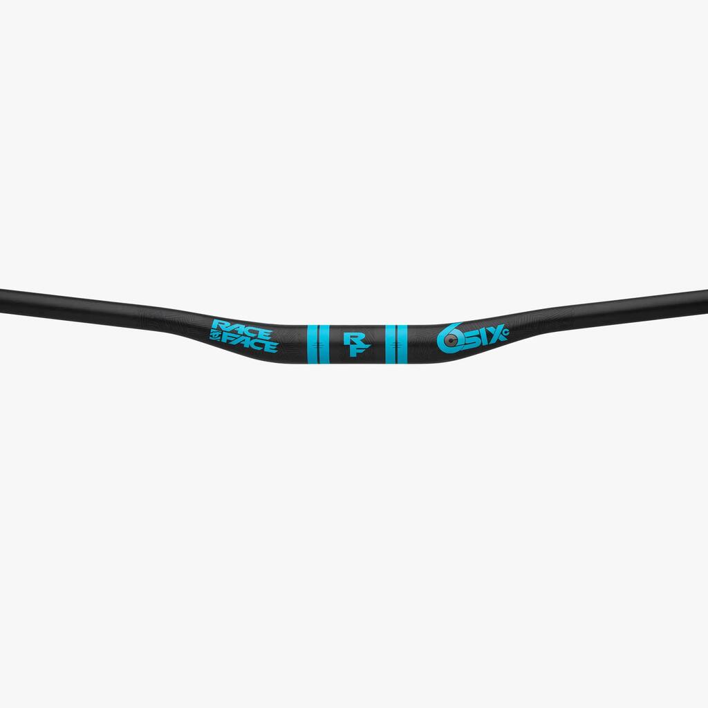 SIXC handlebars with 20mm rise - 35 x 820 - carbon/blue