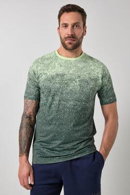 Heren t-shirt flexnamic® fitness all-over print korte mouwen quickdry tot 7xl