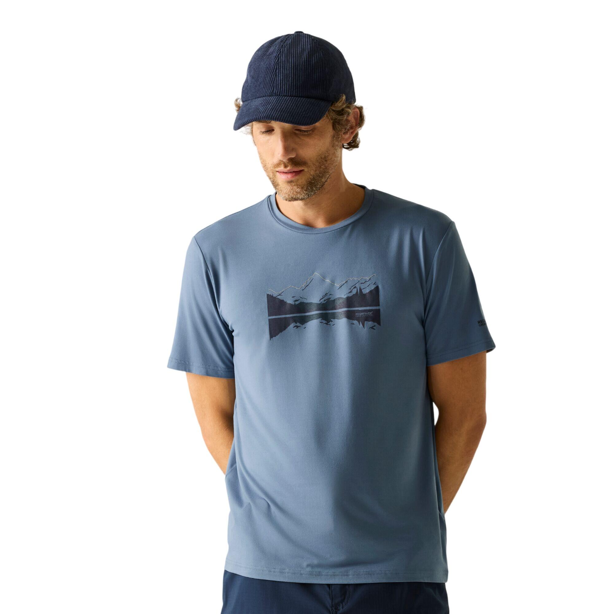 Tricou Drumeții În Natură Regatta Fingal Apus De Soare Bărbați