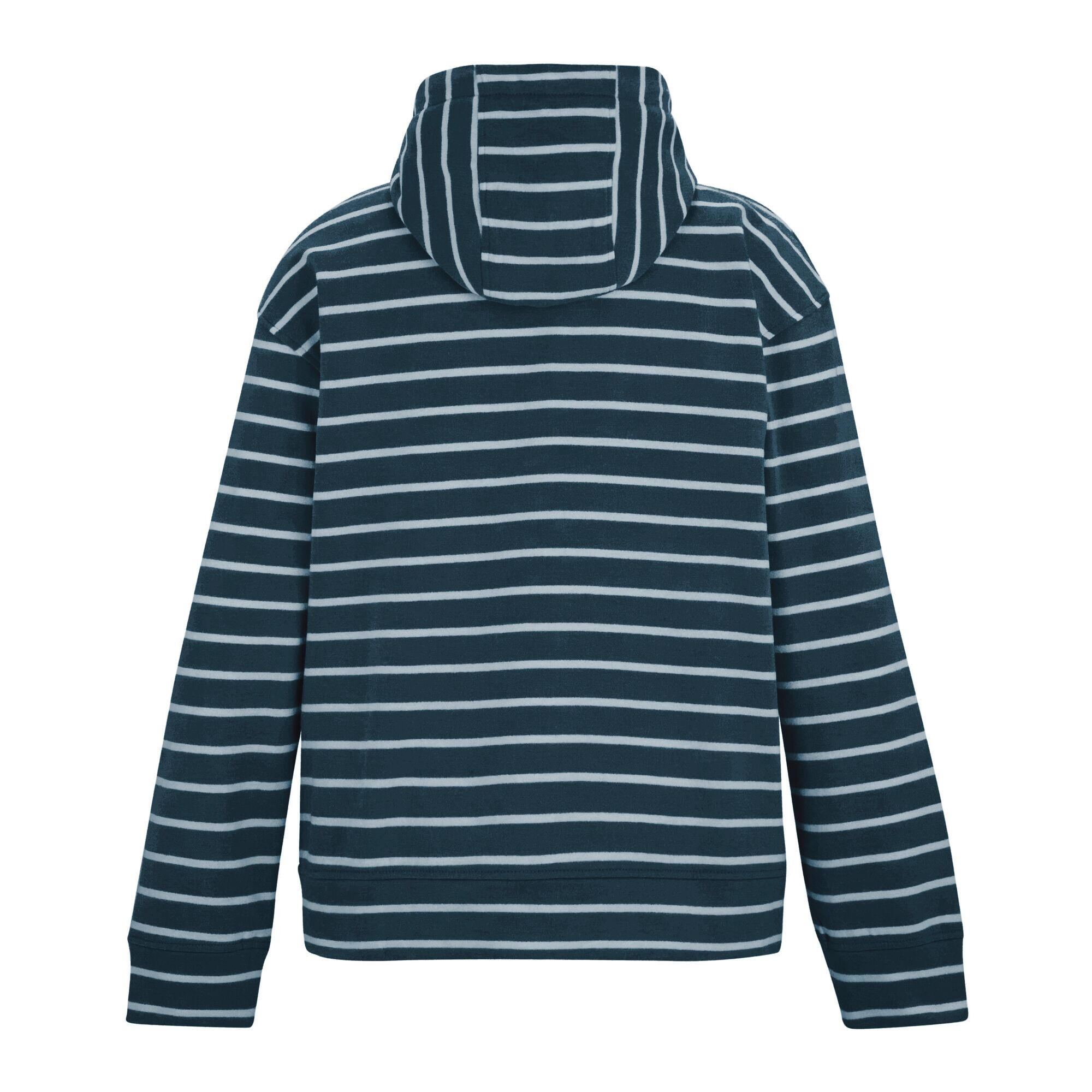 Veste À Capuche Motif/style Rayé BAYLETTA Femme (Bleu Marine / Blanc) 2/4