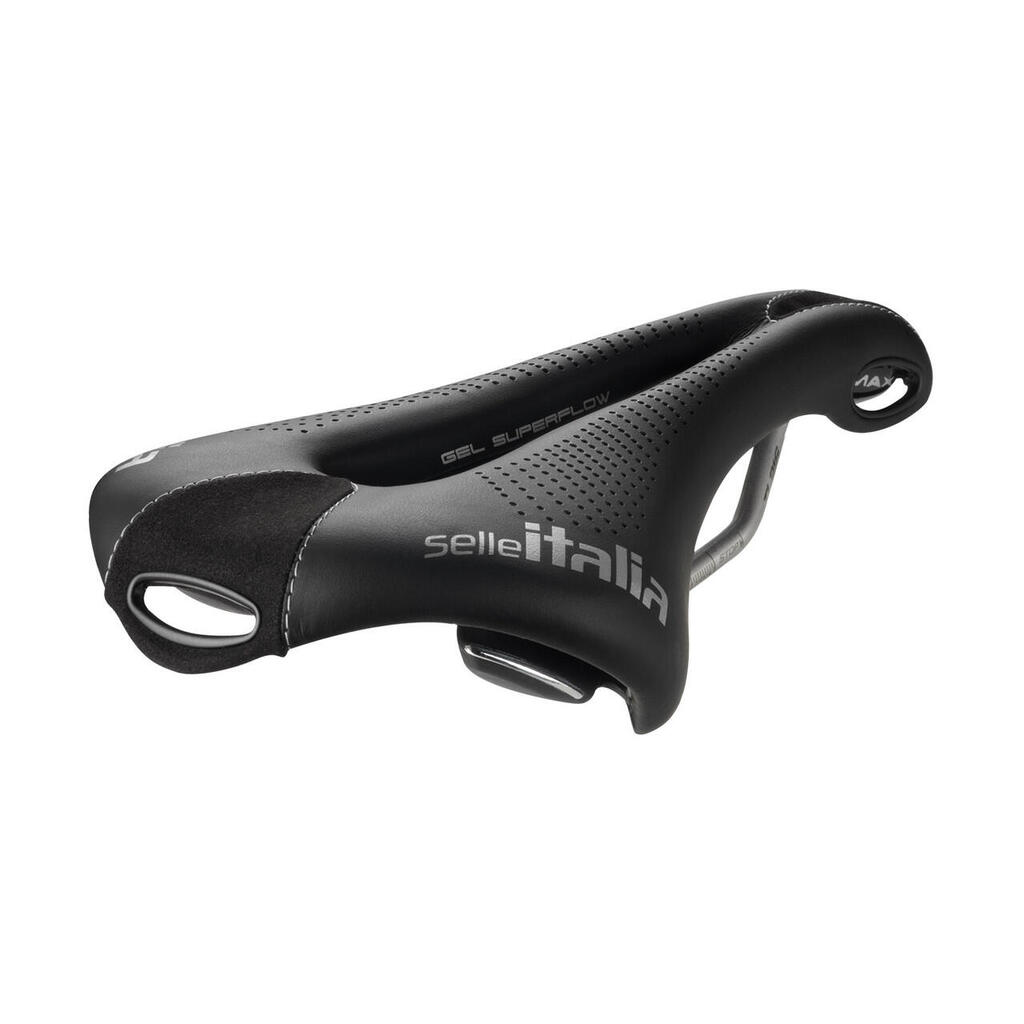 MAX FLITE Gel TI 316 Superflow saddle, black