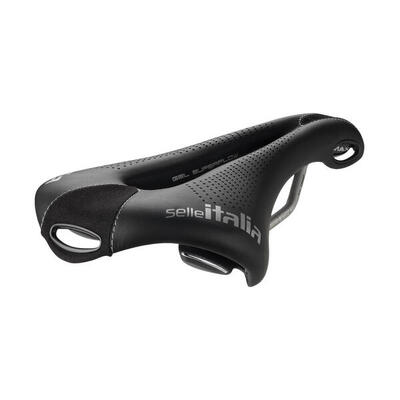 Max flite gel ti 316 superflow zadel, zwart
