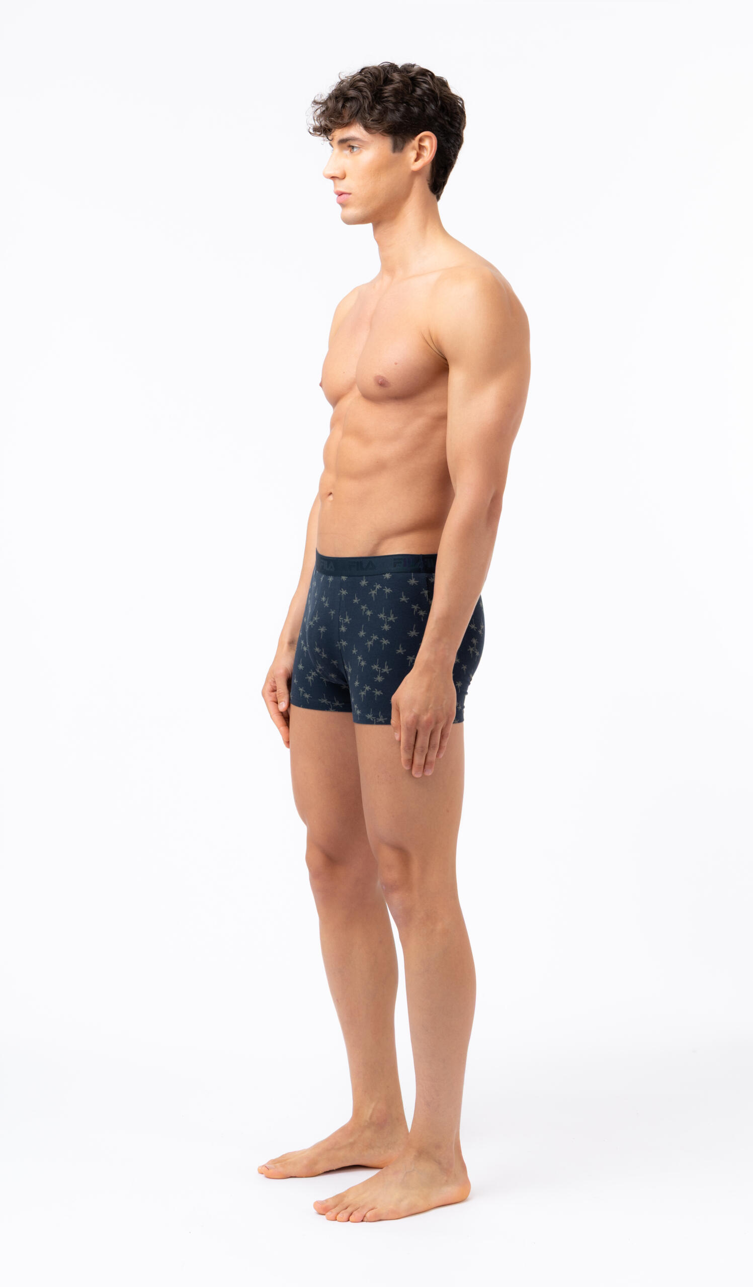 MAN BOXER ELASTIC WITH LOGO 2 PIECES 6/7