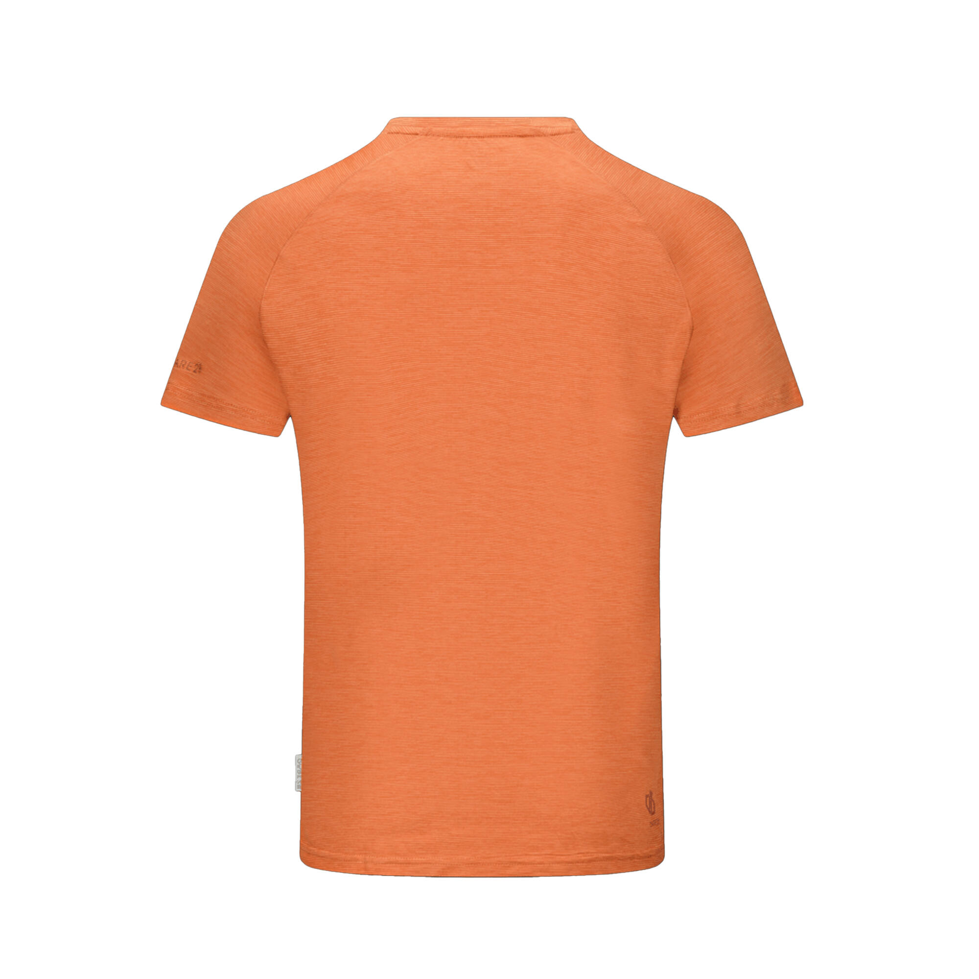 Camiseta Persist Jaspeada para Hombre Naranja Óxido 2/4