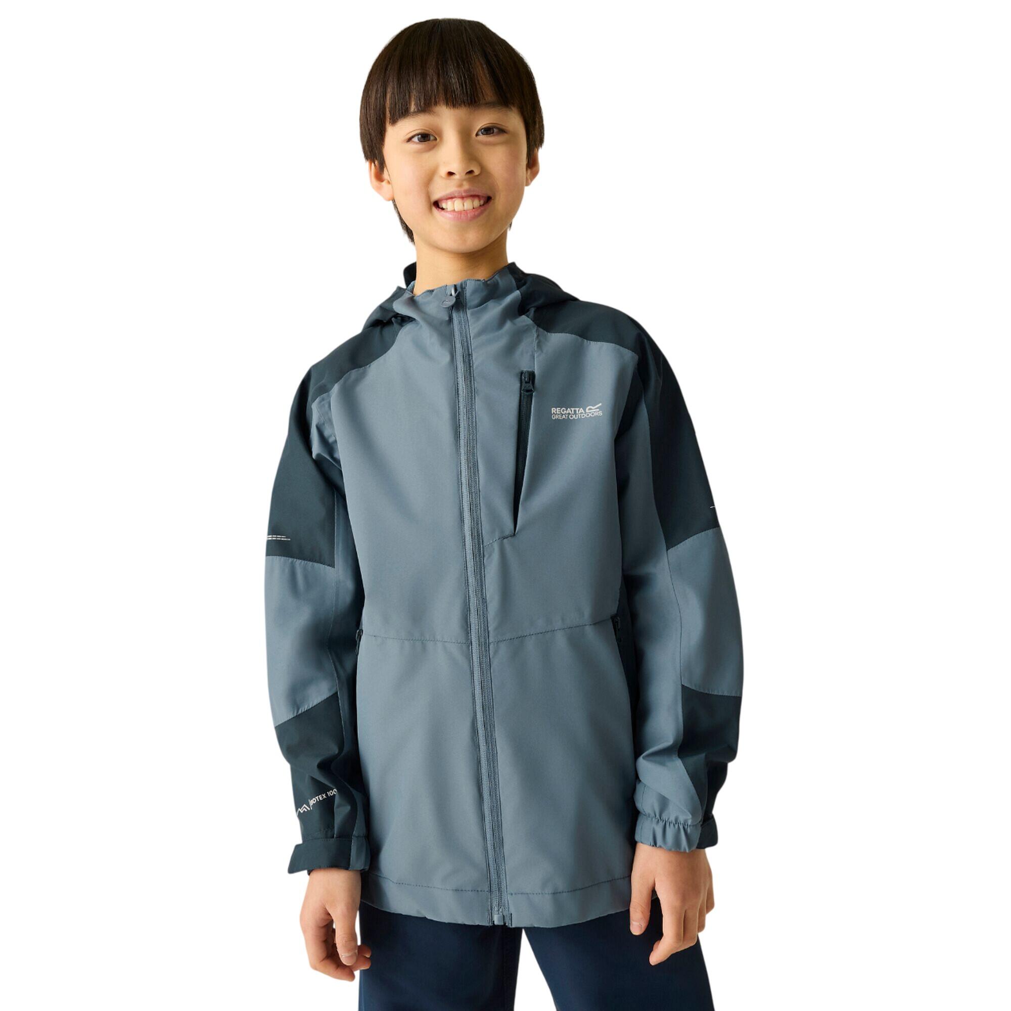 Veste Imperméable CALDERDALE Enfant (Bleu De Chine / Bleu Nuit) 4/5