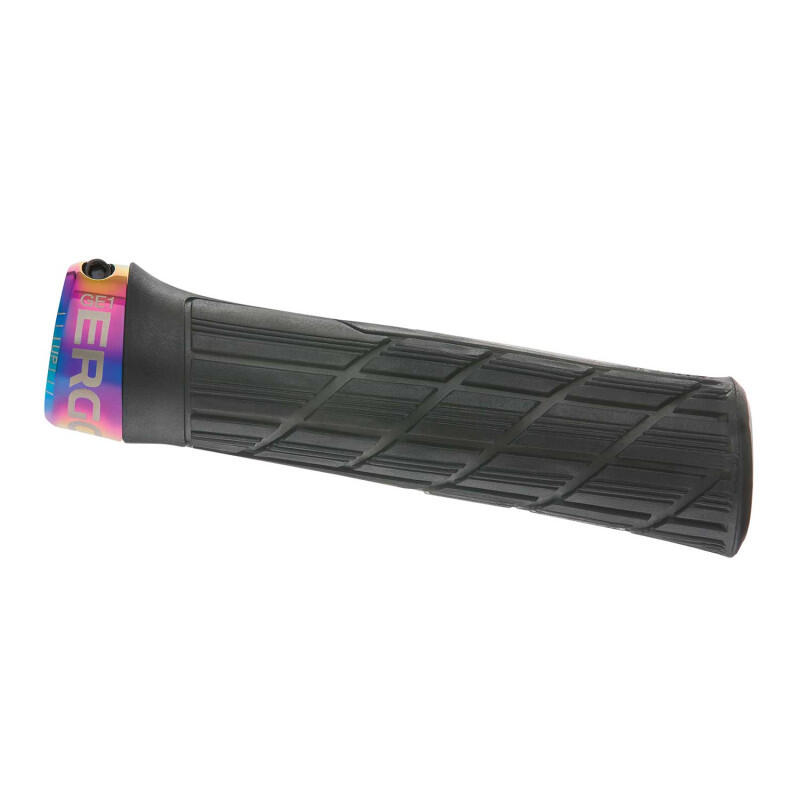 GE1 EVO Factory black stealth frozen grips / Oil Sick collars