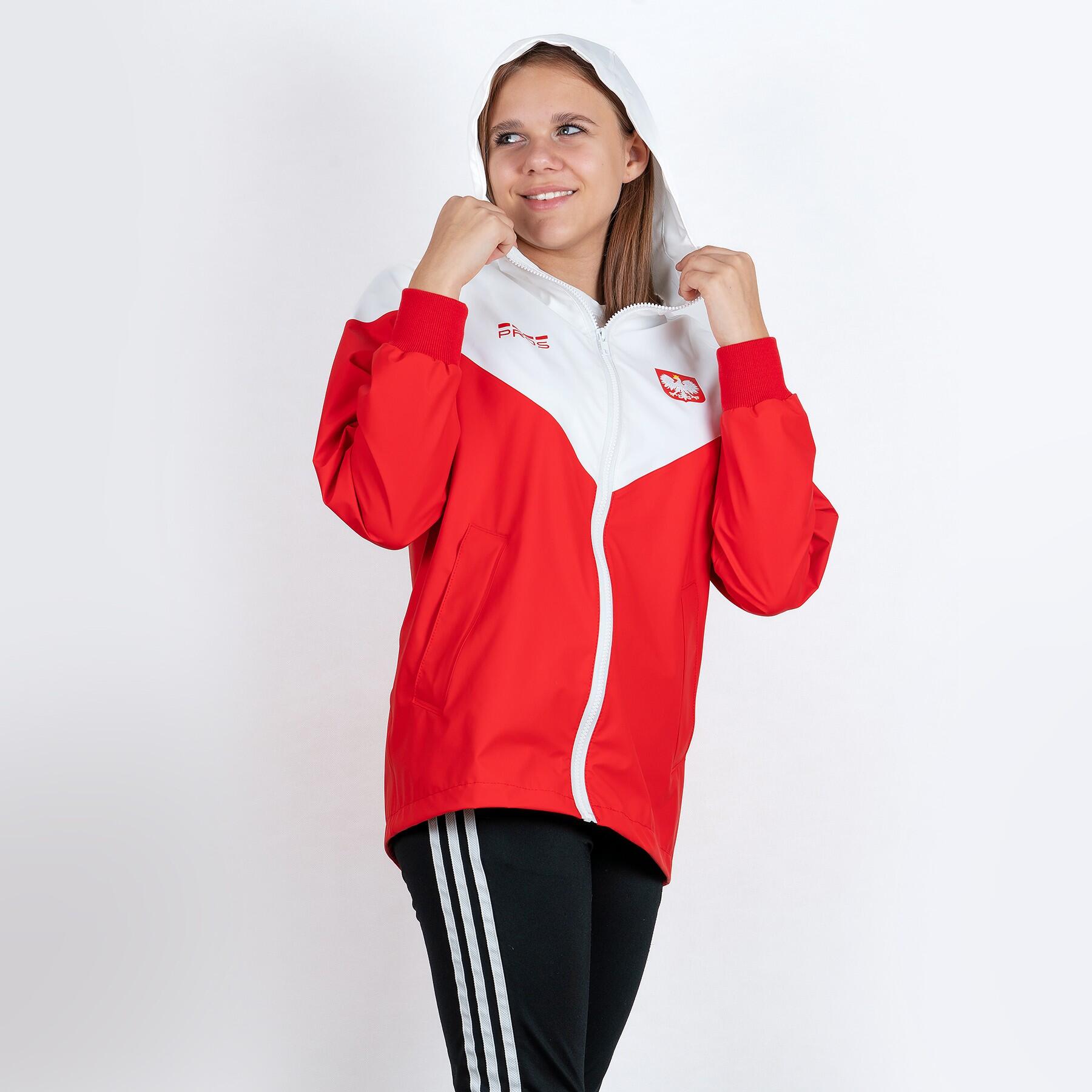 Kurtka kibica reprezentacji Polski SPORTPROS dla dziewcząt model 714 2/7