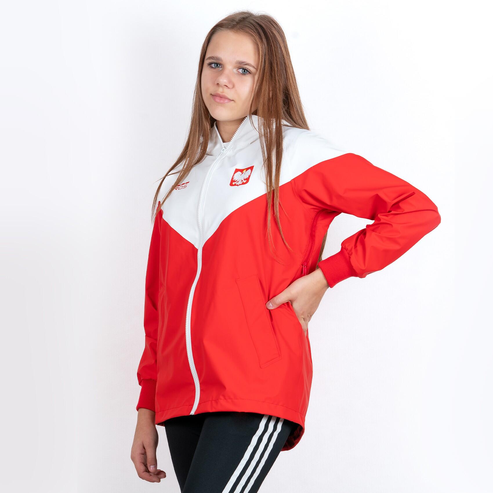 Kurtka kibica reprezentacji Polski SPORTPROS dla dziewcząt model 714 7/7