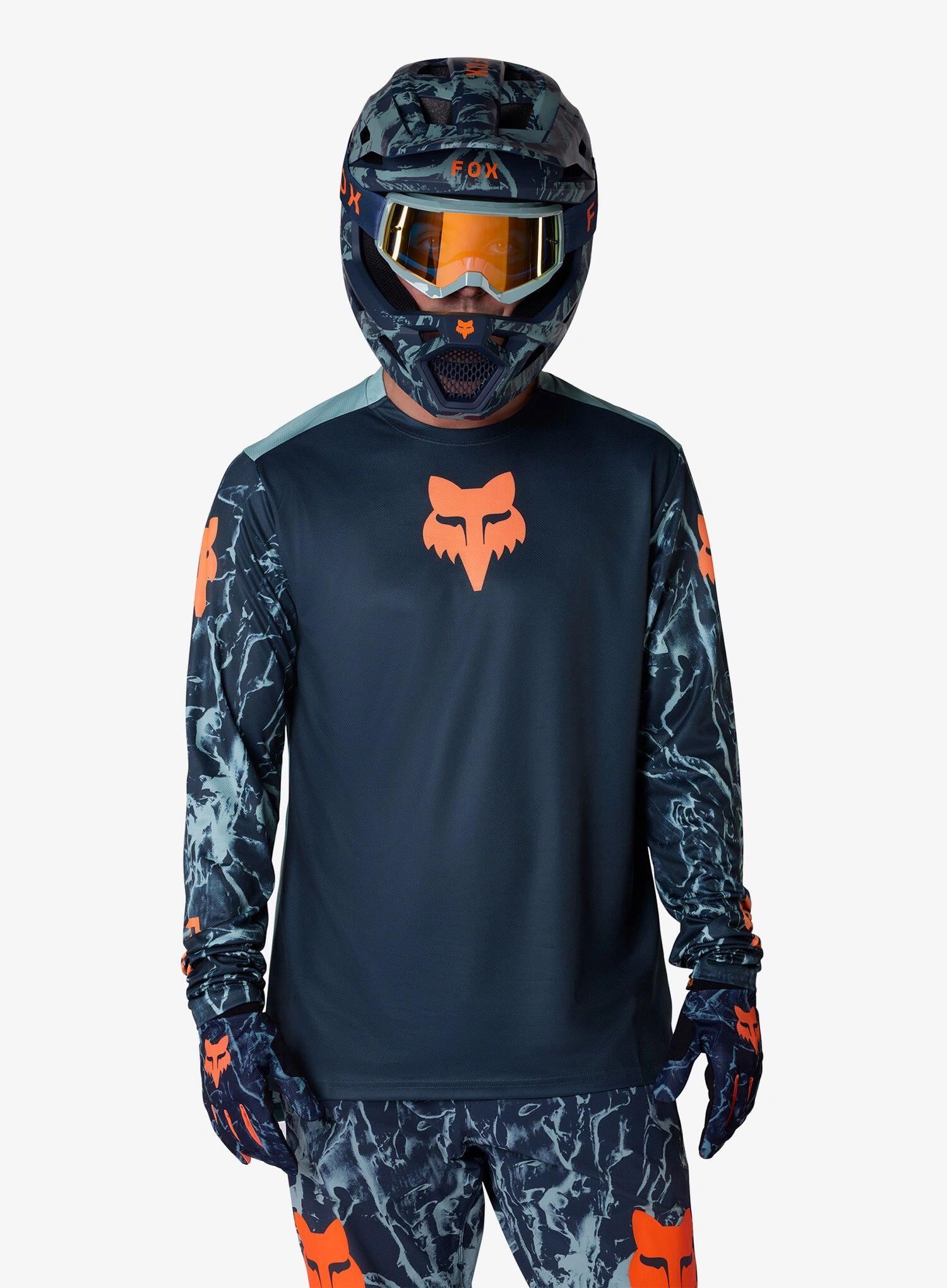 Bluza rowerowa męska Fox Ranger LS Jersey Img Print 3/5