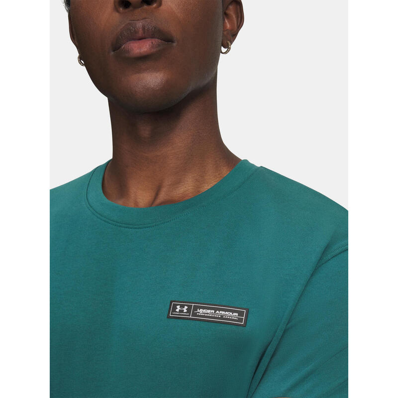 Tricou bărbați Under Armour HW Armour Label verde raft/negru