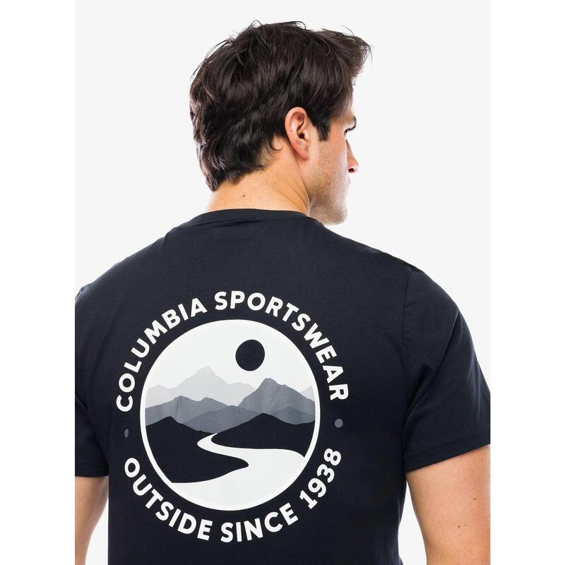 Koszulka z nadrukiem męska Columbia CSC Outdoor Back Graphic Tee