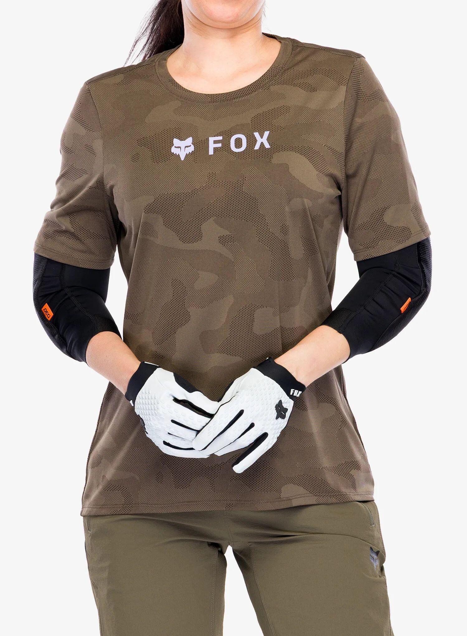 Maillot Fox Ranger Tru Dri Mujer Manga Corta Verde 5/7