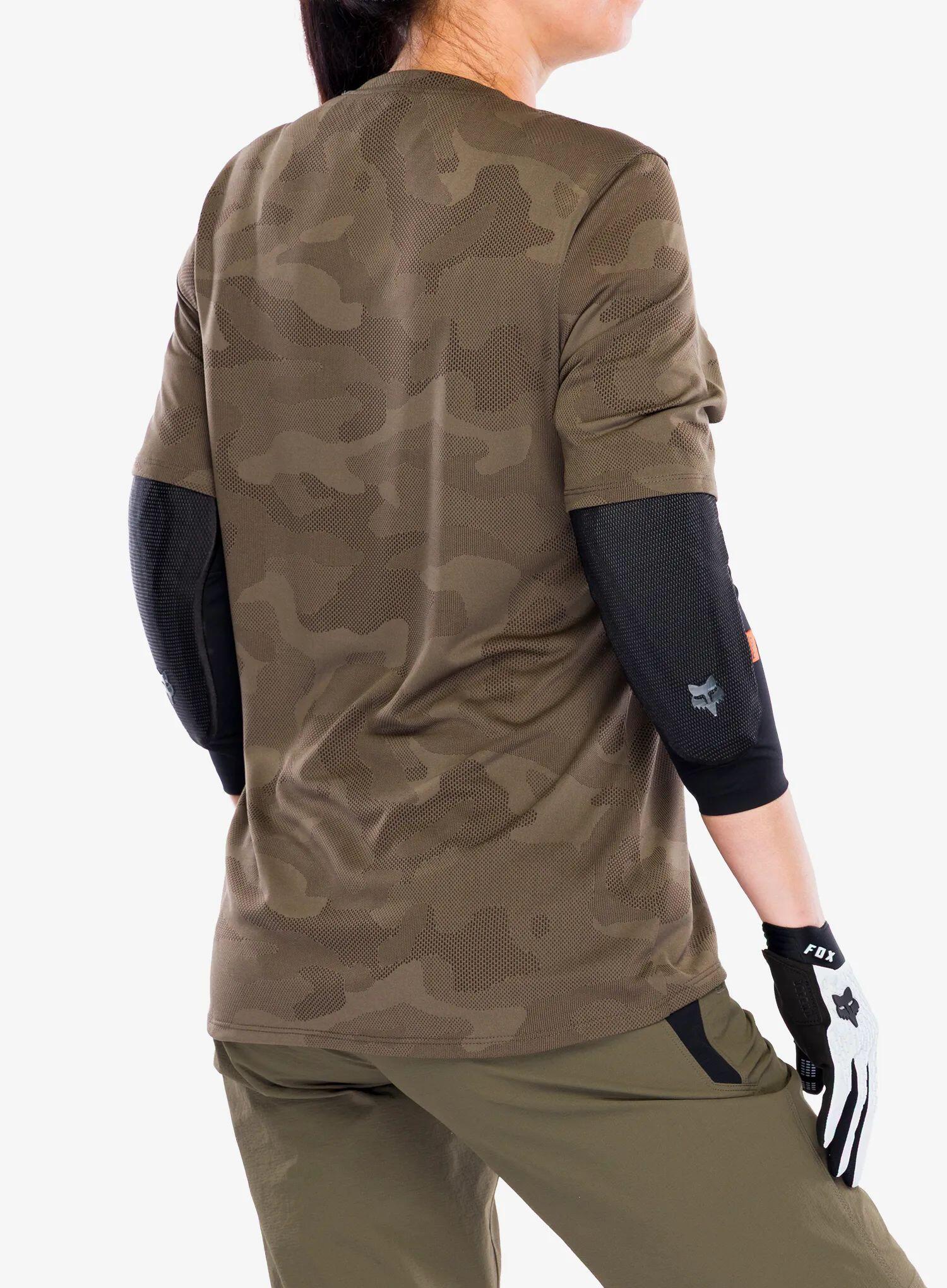 Maillot Fox Ranger Tru Dri Mujer Manga Corta Verde 4/7