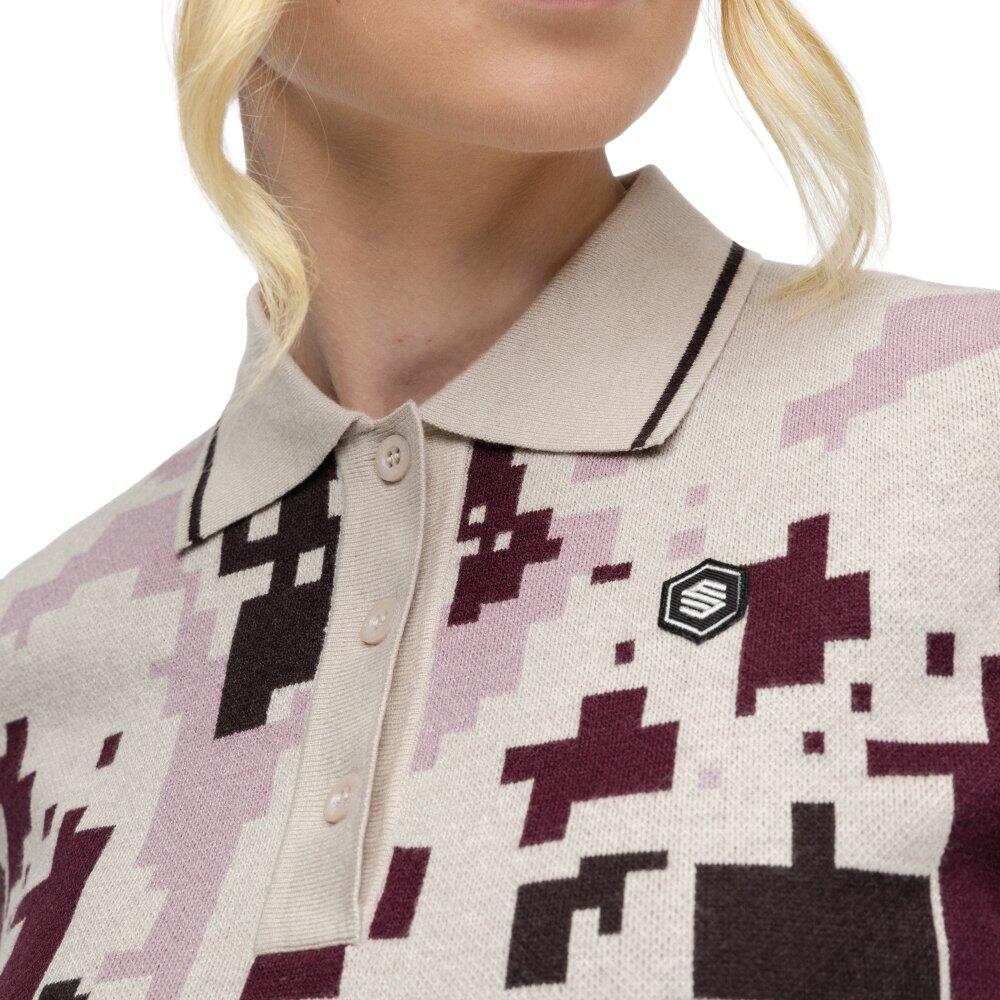 Polo de golf maille femme Hazard-W Pink Rose 4/7