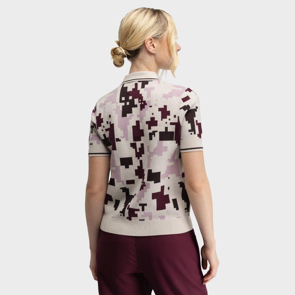 Polo de golf maille femme Hazard-W Pink Rose 6/7