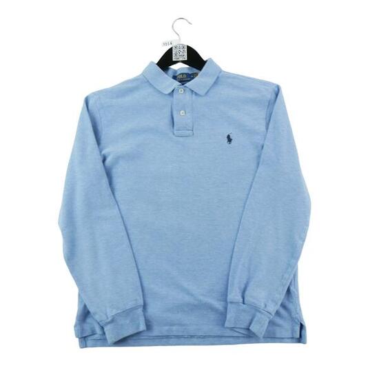 Reconditionné - Polo manches longues Homme Bleu clair - Excellent